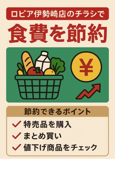 ロピアのチラシを賢く使って、ロピア伊勢崎店で毎日の食費をぐっと節約する方法